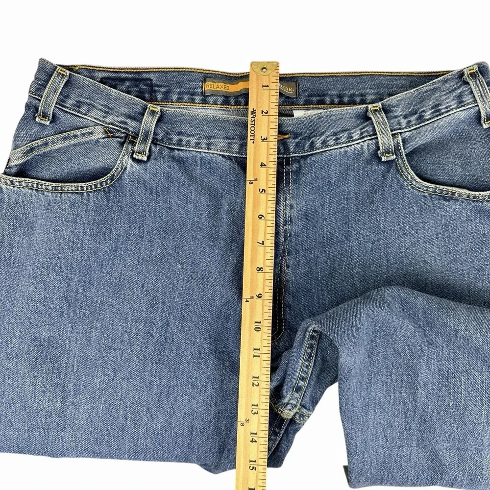 Vintage Levi's Silvertab Jeans Relaxed Fit W38 L32 Baggy Denim Made In Mexico